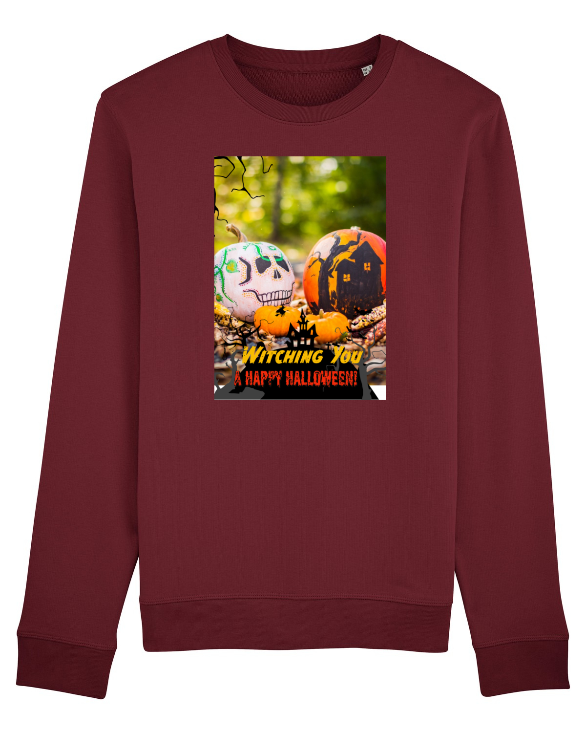 Bluză mânecă lungă Unisex Rise Burgundy