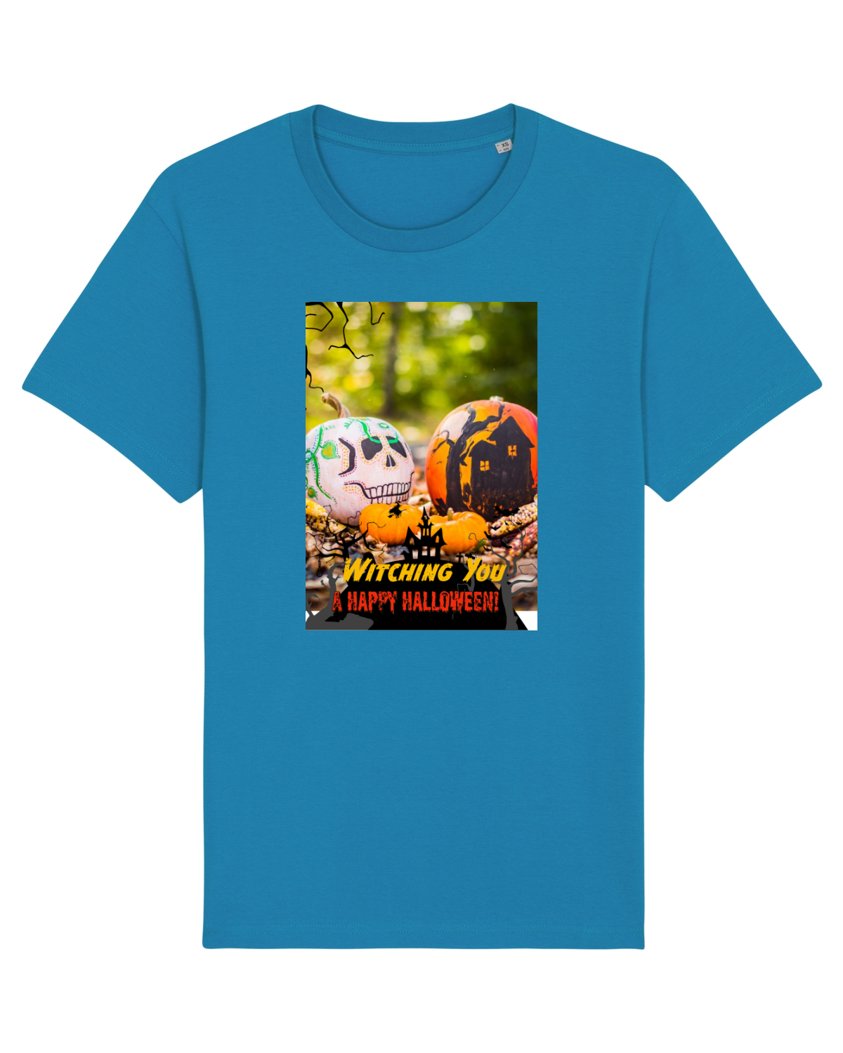 Tricou mânecă scurtă Unisex Rocker Azur
