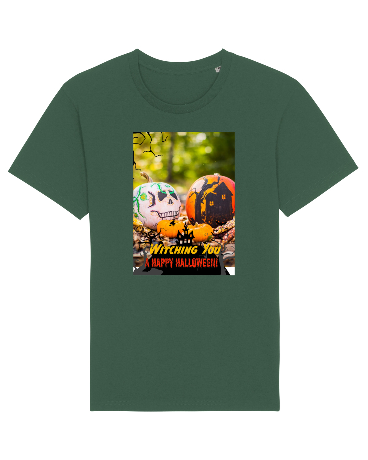 Tricou mânecă scurtă Unisex Rocker Bottle Green