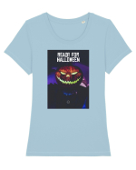 Ready for Halloween Tricou mânecă scurtă guler larg fitted Damă Expresser