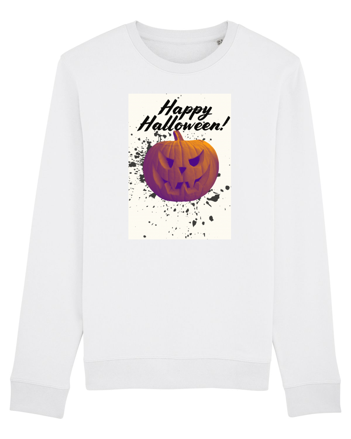Bluză mânecă lungă Unisex Rise White