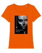 Halloween Mood Tricou mânecă scurtă guler larg fitted Damă Expresser