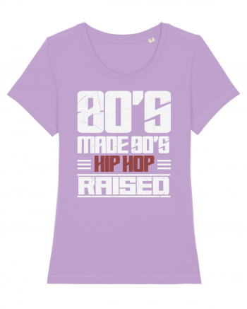 80's Made 90's Hip Hop Raised distressed Lavender Dawn