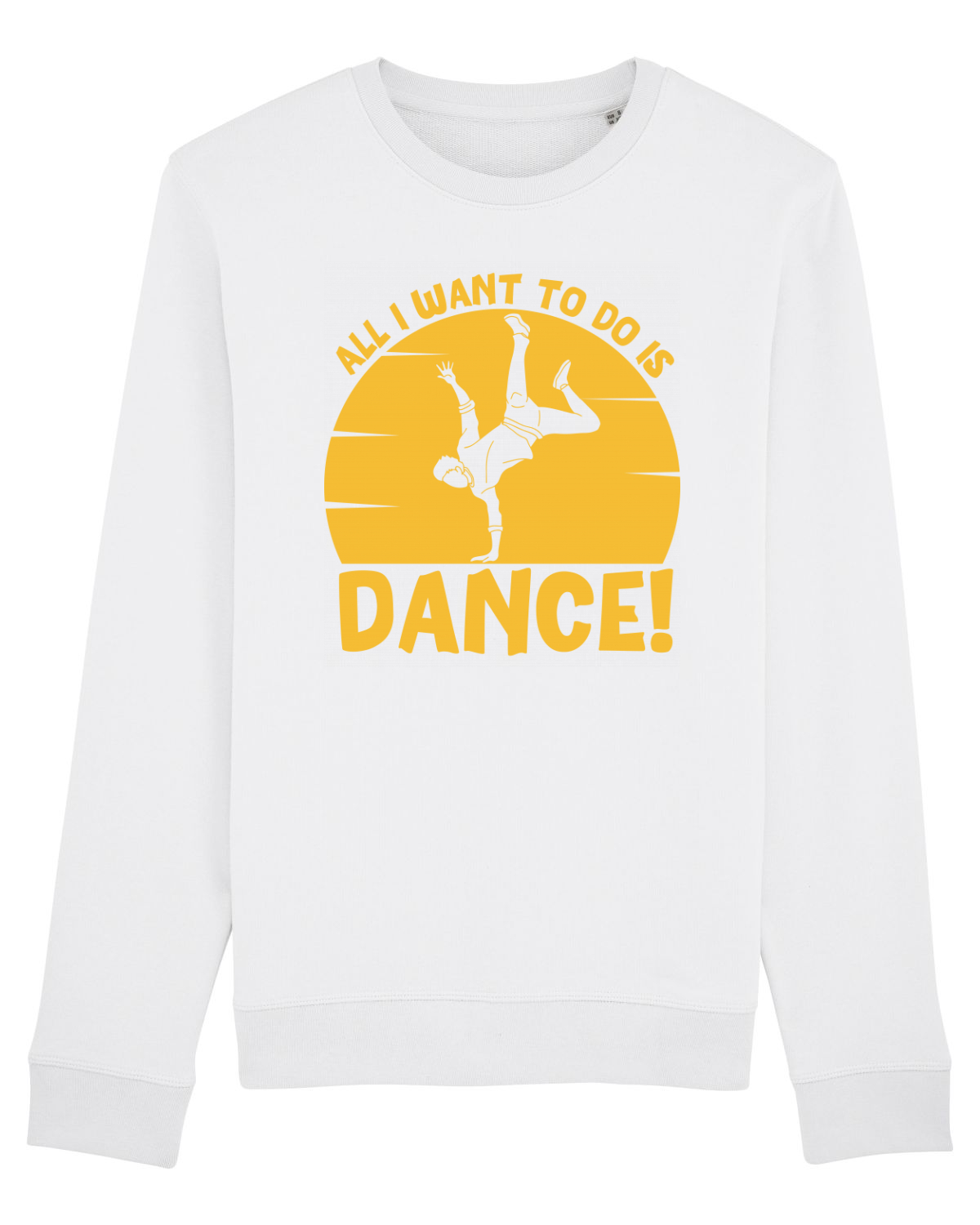 Bluză mânecă lungă Unisex Rise White