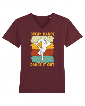 Break Dance Dance It Out Burgundy