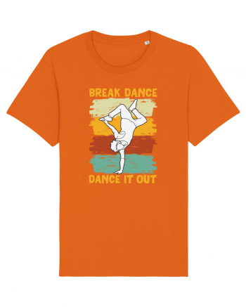 Break Dance Dance It Out Bright Orange