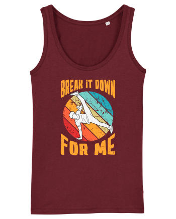 Break It Down For Me Burgundy