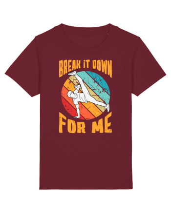 Break It Down For Me Burgundy