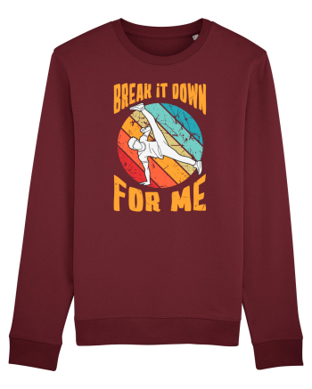 Break It Down For Me Burgundy