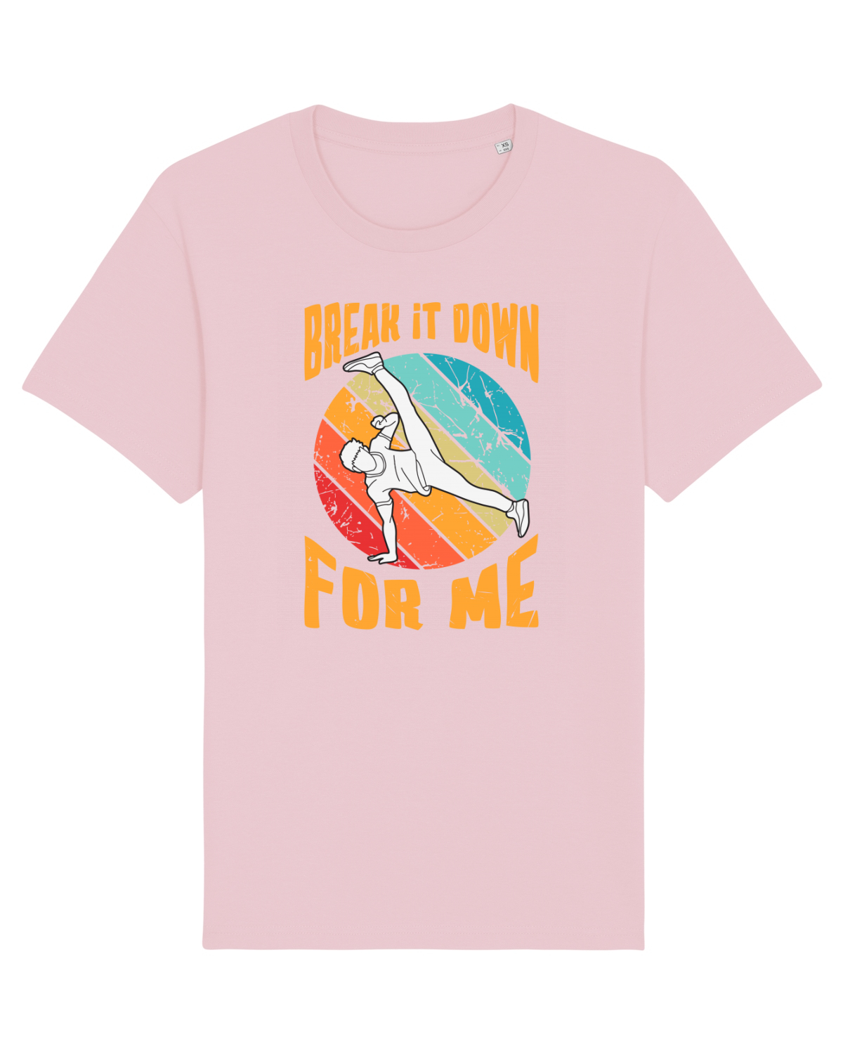 Tricou mânecă scurtă Unisex Rocker Cotton Pink