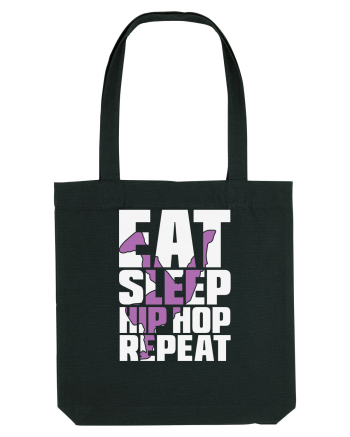 Eat Sleep Hip Hop Repeat Black