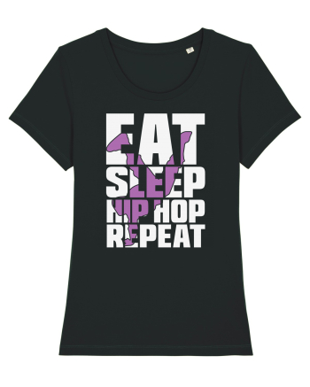 Eat Sleep Hip Hop Repeat Black