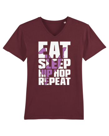 Eat Sleep Hip Hop Repeat Burgundy