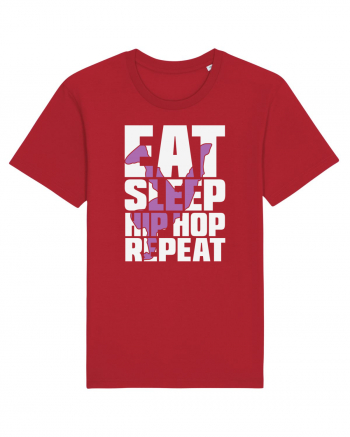 Eat Sleep Hip Hop Repeat Red
