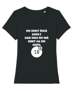 NU SUNT ÎNCĂ ADULT Tricou mânecă scurtă guler larg fitted Damă Expresser