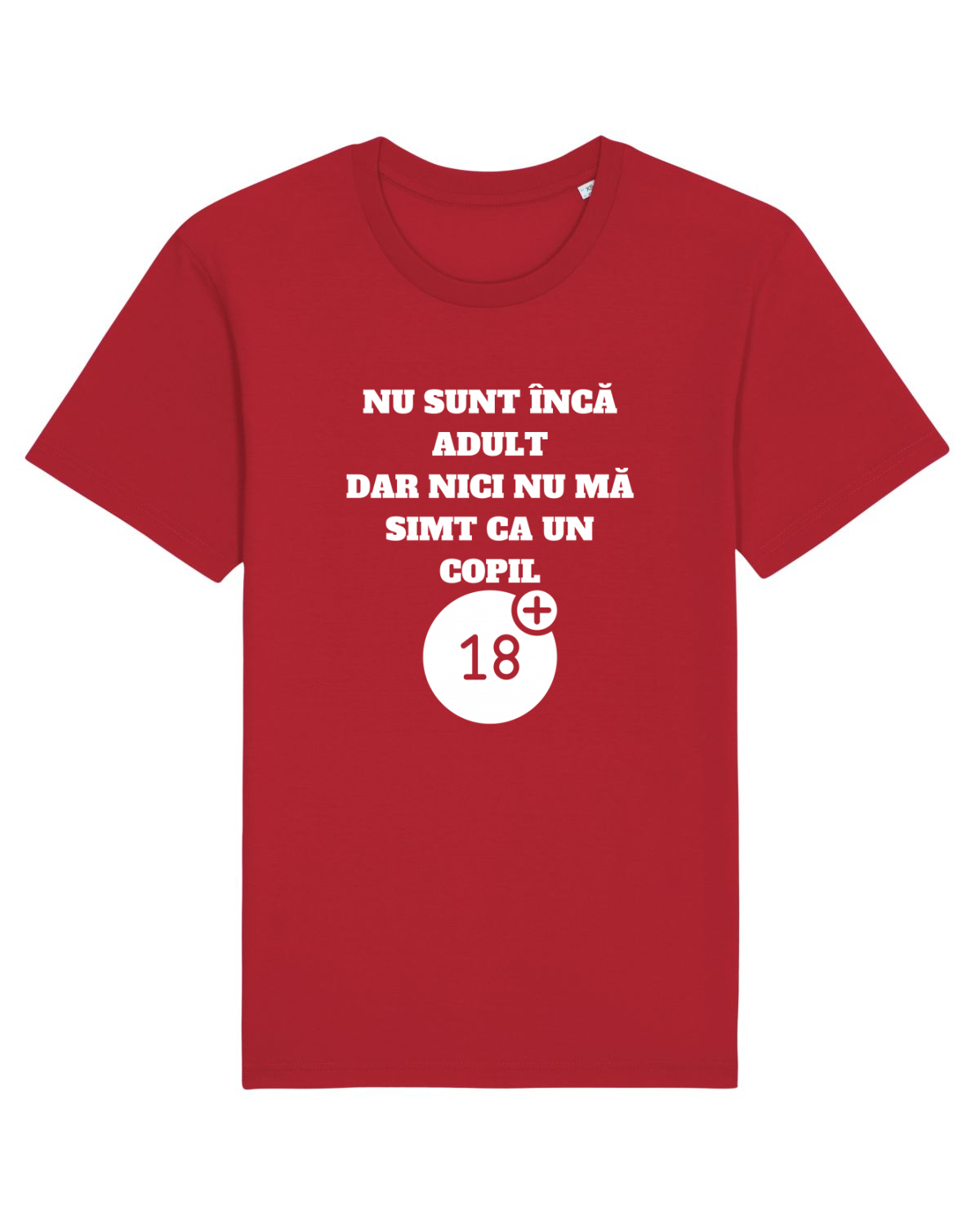 Tricou mânecă scurtă Unisex Rocker Red
