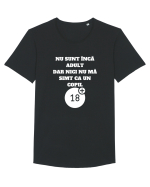 NU SUNT ÎNCĂ ADULT Tricou mânecă scurtă guler larg Bărbat Skater