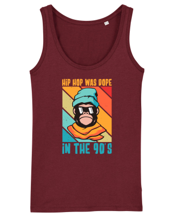 Hip Hop Was Dope In The 90's Burgundy