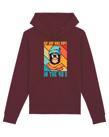 Hip Hop Was Dope In The 90's Burgundy
