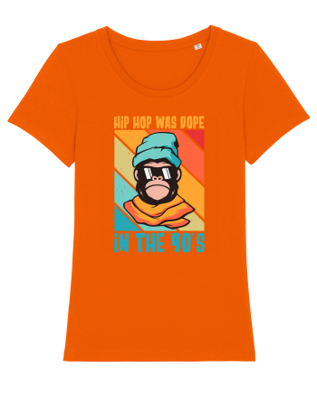 Hip Hop Was Dope In The 90's Bright Orange