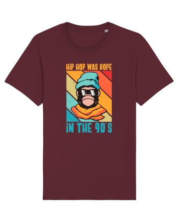 Hip Hop Was Dope In The 90's Burgundy