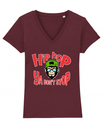 Hip Hop Ya Don't Stop Burgundy