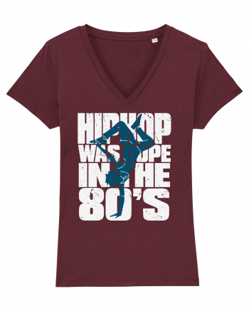Hiphop Was Dope In The 80'S Burgundy