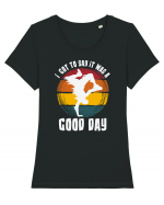 I Got To Say It Was A Good Day Tricou mânecă scurtă guler larg fitted Damă Expresser