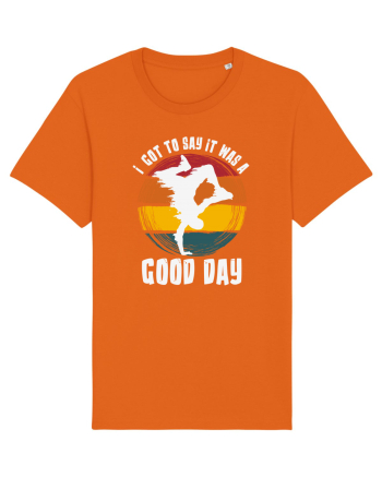 I Got To Say It Was A Good Day Bright Orange