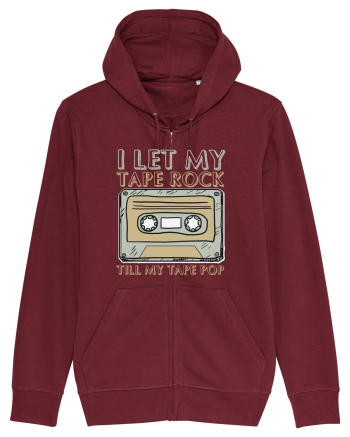 I Let My Tape Rock Till My Tape Pop Burgundy