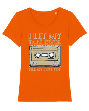 I Let My Tape Rock Till My Tape Pop Bright Orange
