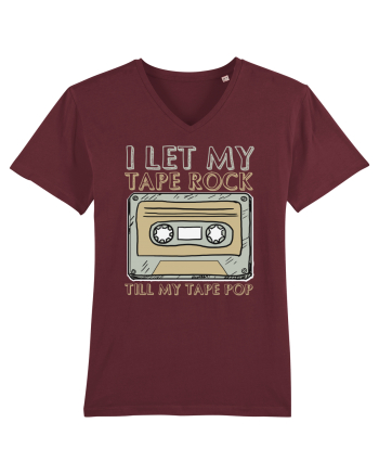 I Let My Tape Rock Till My Tape Pop Burgundy