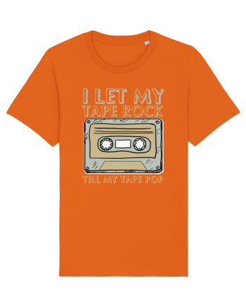 I Let My Tape Rock Till My Tape Pop Bright Orange