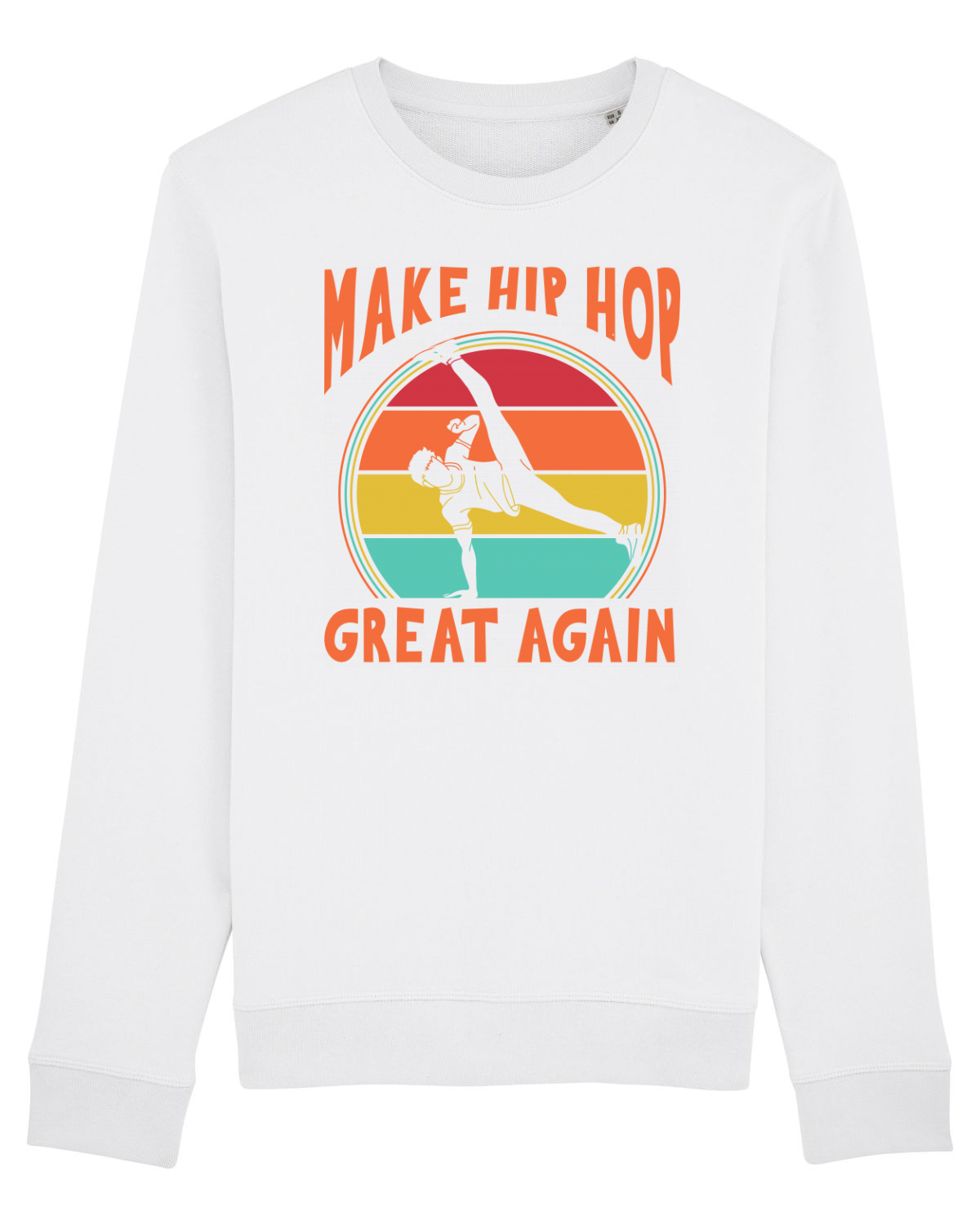 Bluză mânecă lungă Unisex Rise White
