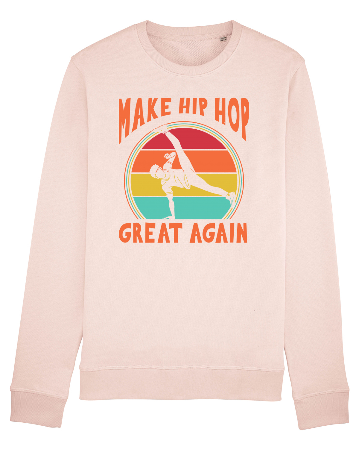 Bluză mânecă lungă Unisex Rise Candy Pink