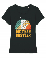 Mother Hustler Tricou mânecă scurtă guler larg fitted Damă Expresser