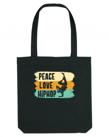 Peace Love Hip Hop Dancing Black