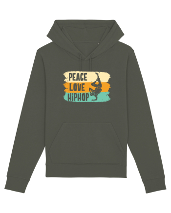 Peace Love Hip Hop Dancing Khaki