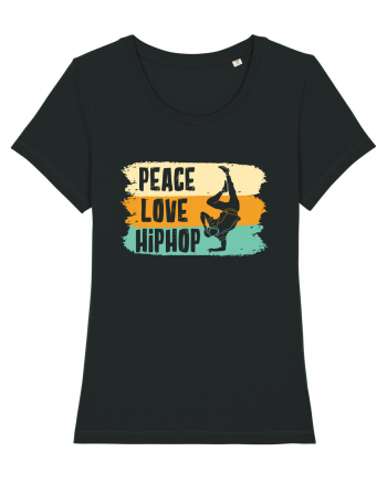 Peace Love Hip Hop Dancing Black