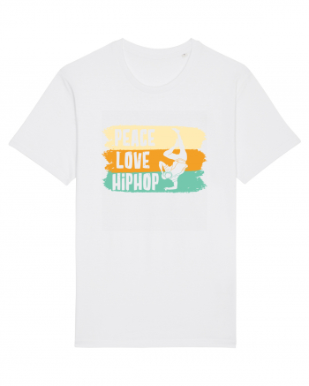 Peace Love Hip Hop Dancing White