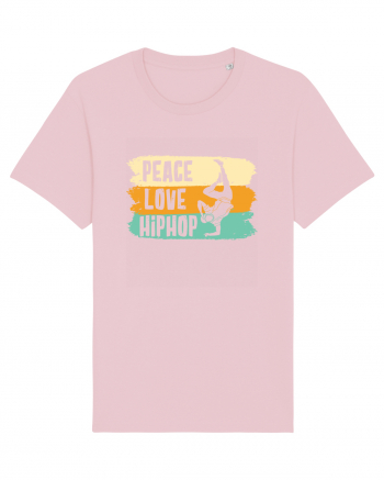 Peace Love Hip Hop Dancing Cotton Pink
