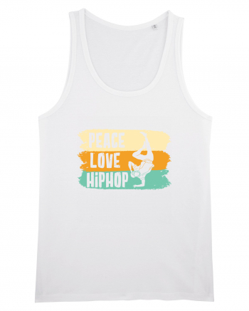 Peace Love Hip Hop Dancing White