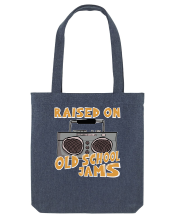 Raised On Old School Jams Hip Hop Midnight Blue