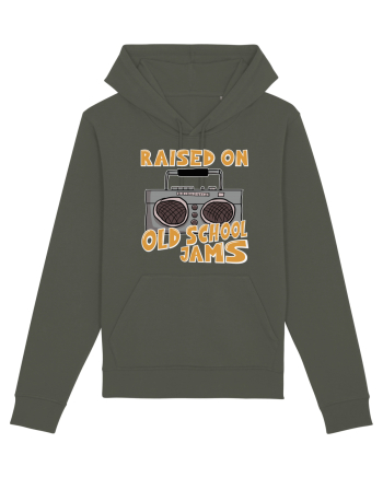 Raised On Old School Jams Hip Hop Khaki
