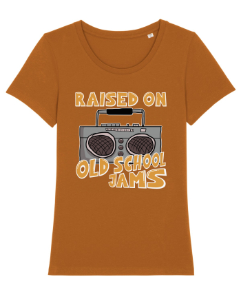 Raised On Old School Jams Hip Hop Roasted Orange