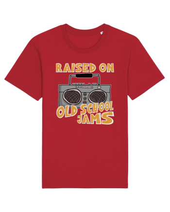 Raised On Old School Jams Hip Hop Red