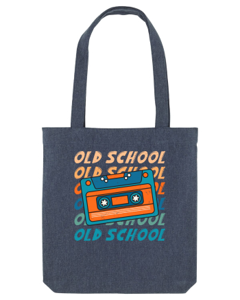 Retro Old School Cool Mixtape Midnight Blue
