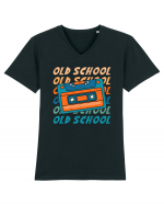 Retro Old School Cool Mixtape Tricou mânecă scurtă guler V Bărbat Presenter