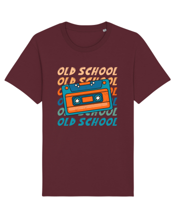 Retro Old School Cool Mixtape Burgundy