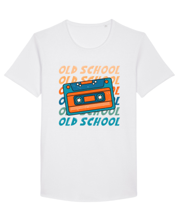 Retro Old School Cool Mixtape White